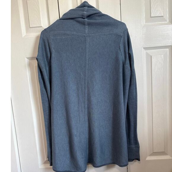 Lululemon Dusty Blue Iconic Cashmere Blend Wrap Sweater - Picture 7 of 7